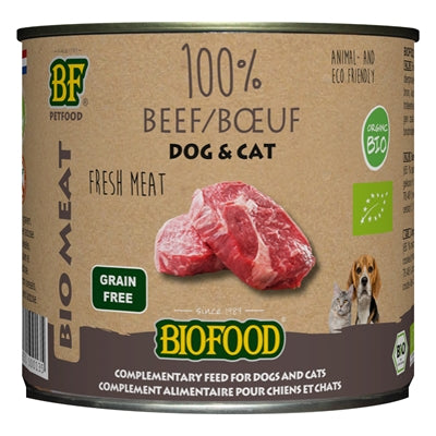 Bf Petfood Biofood Organic Kat 100% Rund Blik